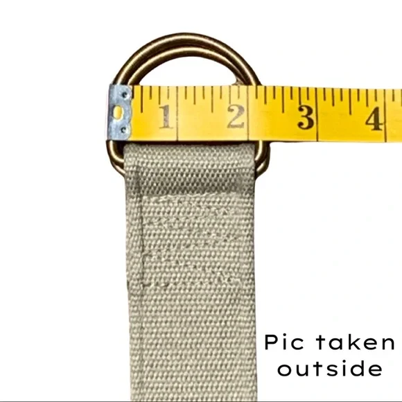 Khaki Canvas Belt 46 inches - Picture 5 of 8
